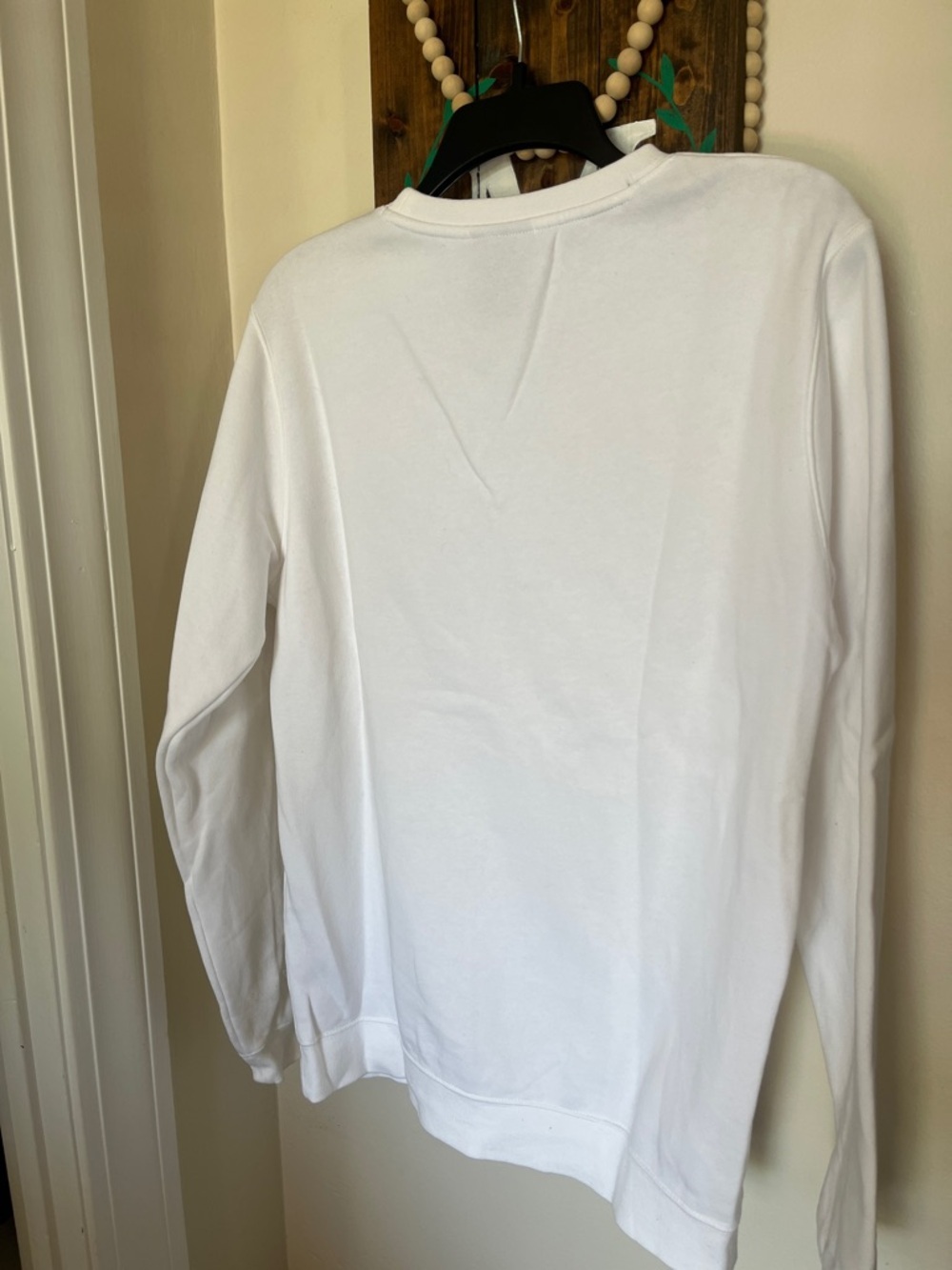 Clemson Nike White Crewneck Pullover Sweatshirt, Size M - Picture 4 of 6